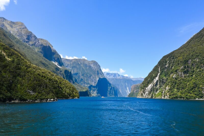 Fiordland doubtful sound boat