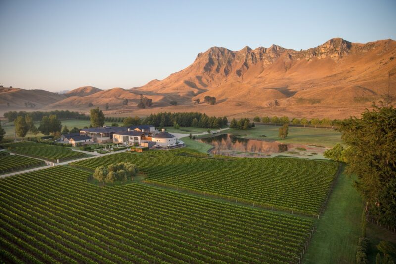 Hawkes bay craggy range aerail