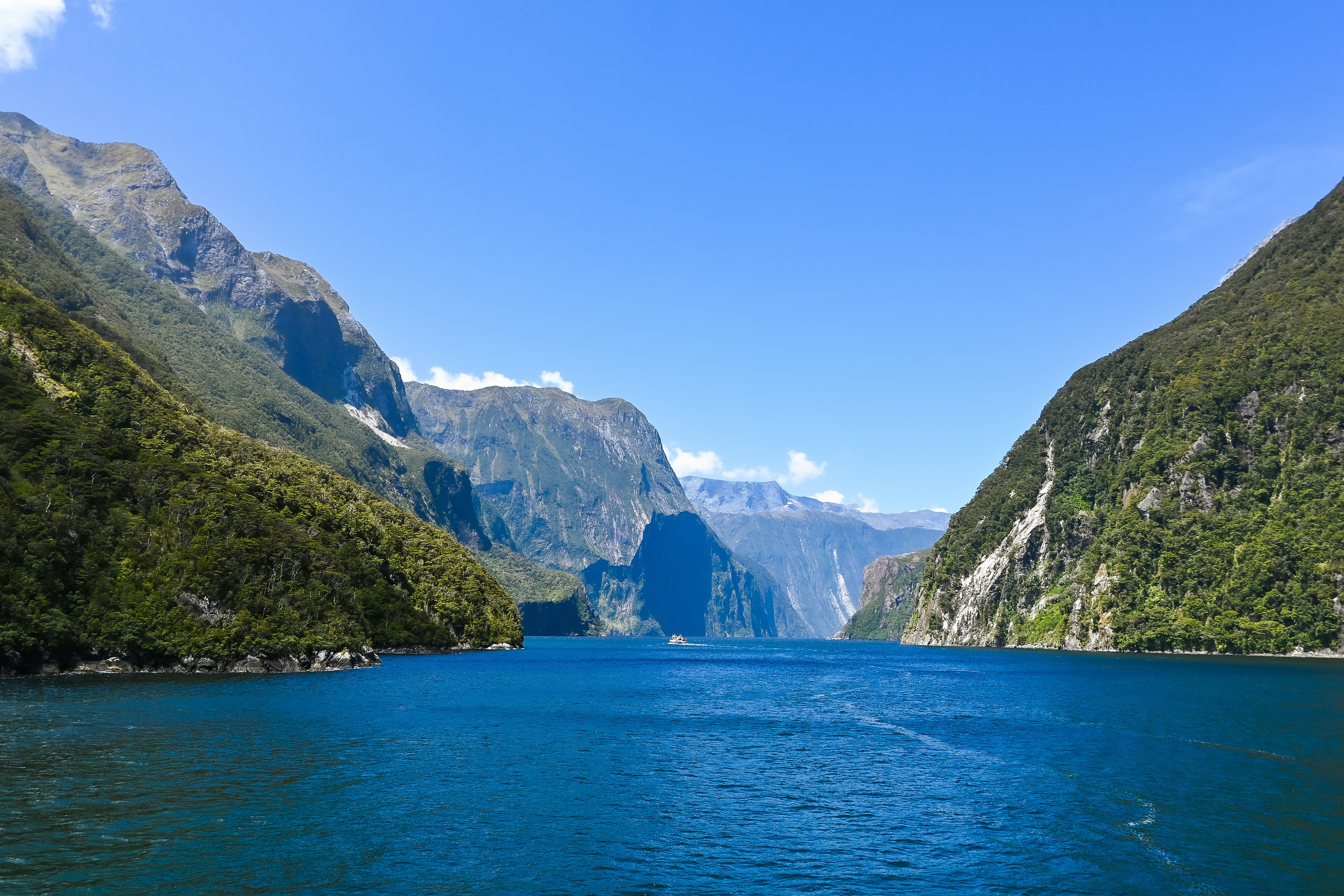 Fiordland doubtful sound boat