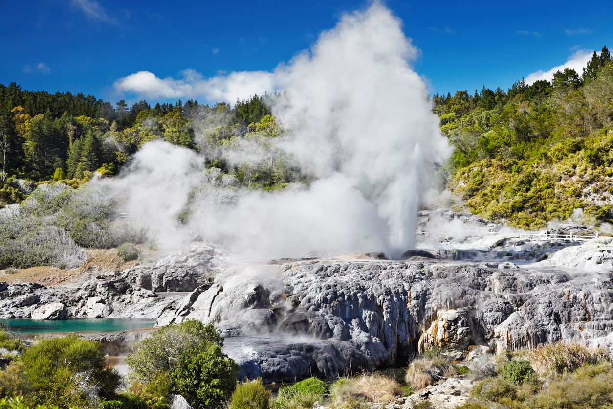 Rotorua pohutu geyser