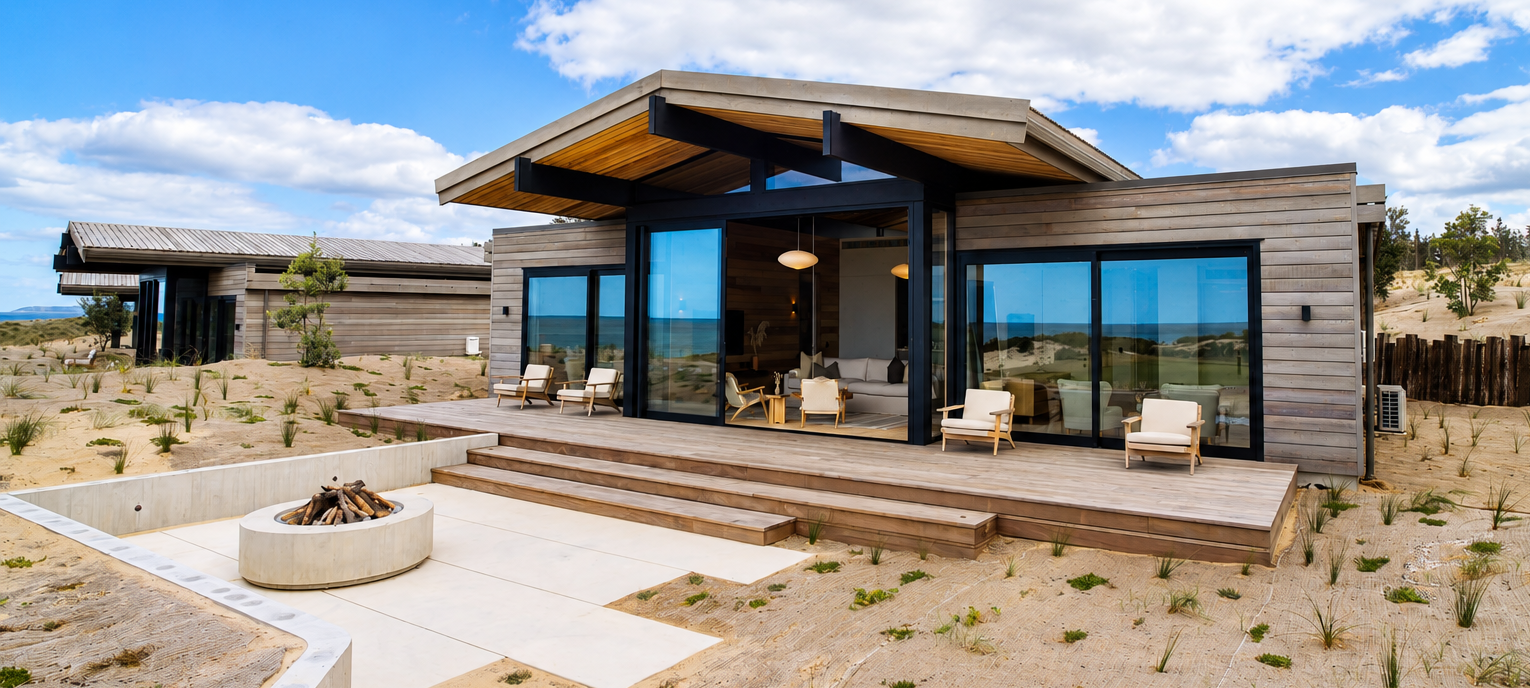 Te arai links cottages outside 2