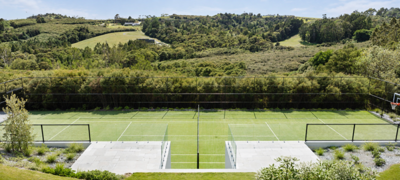 Bluestone estate residence tennis